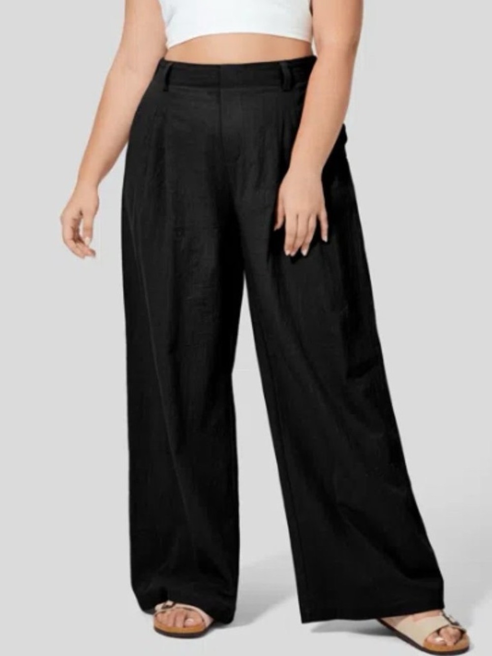 BNWT halara stretchy dress pants wide leg. Tall